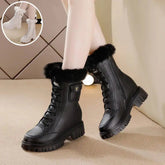 Elena β Sleek Womenβs Leather Winter Boots