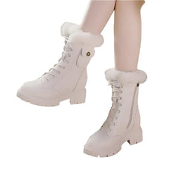 Elena – Sleek Women’s Leather Winter Boots