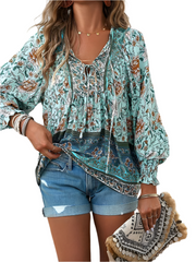 Charisse – Classy Women's Printed Blouse