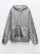 Aurora β Glamorous Womenβs Sequin Hoodie