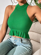 Beverly β Women's Ruffle Hem Crop Top