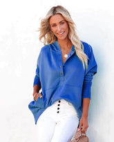 Freya β Fashionable V-neck Sweatshirt for Women