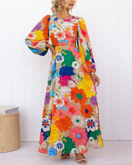 Christine β Floral A-Line Maxi Dress for Women