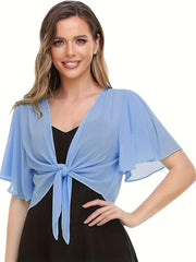 Amara – Stylish Open Front Tie Top for Women