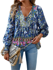 Charisse – Classy Women's Printed Blouse