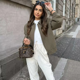 AurΓ©lie β Trendy Casual Bomber Jacket for Women