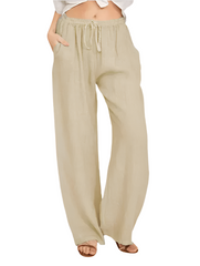 Alessandra – Relaxed Fit Women's Linen Casual Pants