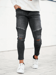 Charles β Riptide Gray Denim Jeans for Men