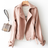 Gianna β Sleek Vegan Leather Womenβs Jacket
