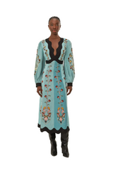 Grace β Elegant Flowing Midi Dress for Women