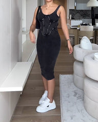 Giulia β Slingback Backpack Bodycon Dress for Women