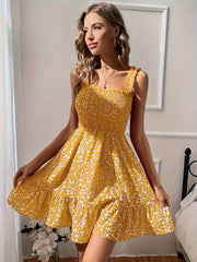 Gianna – Elegant Backless Ruffle Dress for Women