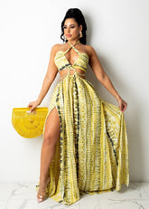 Aurelia β Radiant Womenβs Floral Halterneck Dress