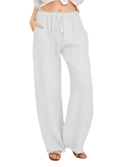 Alessandra – Relaxed Fit Women's Linen Casual Pants