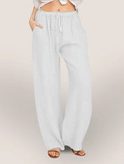Alessandra – Relaxed Fit Women's Linen Casual Pants