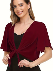 Amara – Stylish Open Front Tie Top for Women