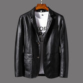 Aurelia β Timeless Elegance in Genuine Leather Jacket