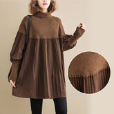 Clara β Lantern-Sleeve Women's Knitted Dress