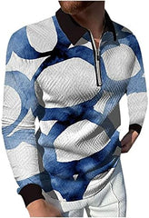 Aviel – Men's Vintage Long Sleeve Polo Shirt