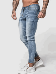 Archie – Casual Plain Blue Pants for Men