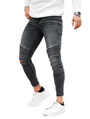 Charles β Riptide Gray Denim Jeans for Men