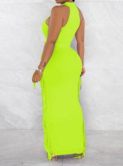 Allana – Glamorous Women's Silk Dress