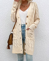 Anna β Cozy Long Knitted Cardigan for Women