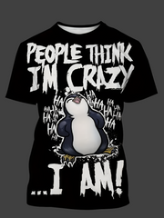 Alessio – Penguin-Crazy Men’s Graphic Tee