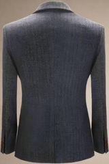 Flynn – Men’s Herringbone Three-Piece Suit