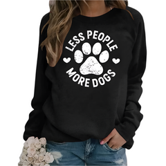 Chantal – Less People More Dogs Women’s Sweatshirt