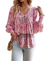 Charisse – Classy Women's Printed Blouse