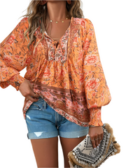 Charisse – Classy Women's Printed Blouse