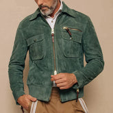 Alvin β Timeless Menβs Retro Suede Lapel Jacket