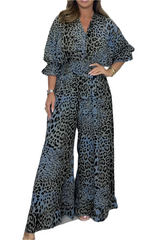 Gianna – Leopard Print Casual Loose Jumpsuit for Women