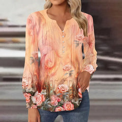 Georgia β Vibrant Printed Blouse for Women