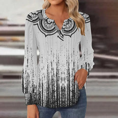 Georgia β Vibrant Printed Blouse for Women