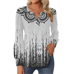 Georgia β Vibrant Printed Blouse for Women