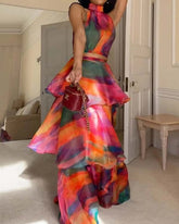 Claudia β Women's Halter Floral Dress