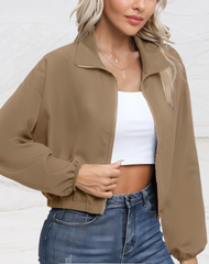 Giulia – Versatile Solid Short Women’s Jacket