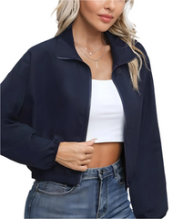 Giulia – Versatile Solid Short Women’s Jacket