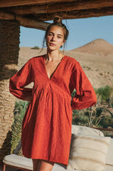 Eloisa – Women’s Embroidered Cotton Dress