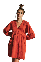 Eloisa – Women’s Embroidered Cotton Dress