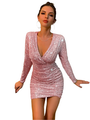 Carolina– Sequin-Embellished Women's Dress