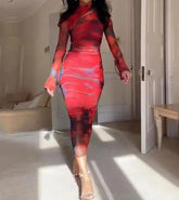 Gianna β Vibrant Tie-Dye Womenβs Dress