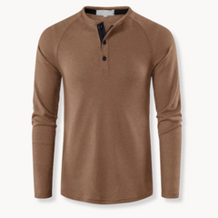 Roca – Classic Fit Men’s Slim Henley Shirt