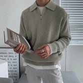 Roger β Classic Menβs Quarter-Zip Pullover