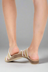 Ellery β Woven Slide Sandals for Women