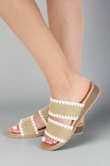Ellery β Woven Slide Sandals for Women