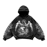 Luca β Greco Gothic Patchwork Men's Hoodie