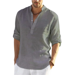Giovanni – Men’s Linen Collar Shirt